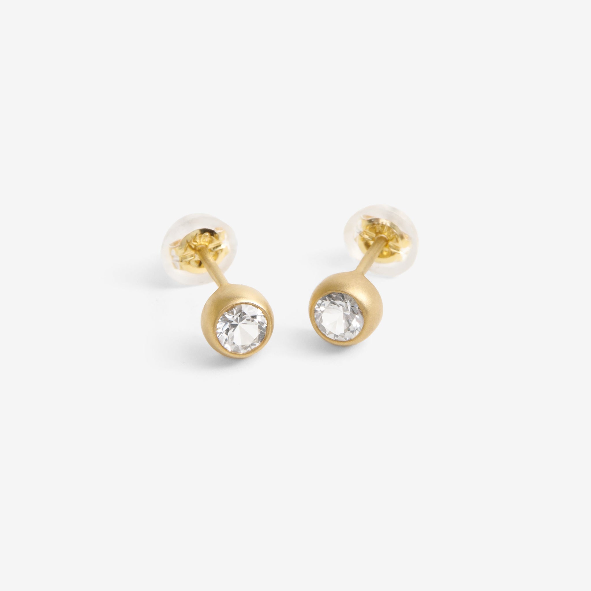 Earth Drops ピアス フェナカイト【K18YG】