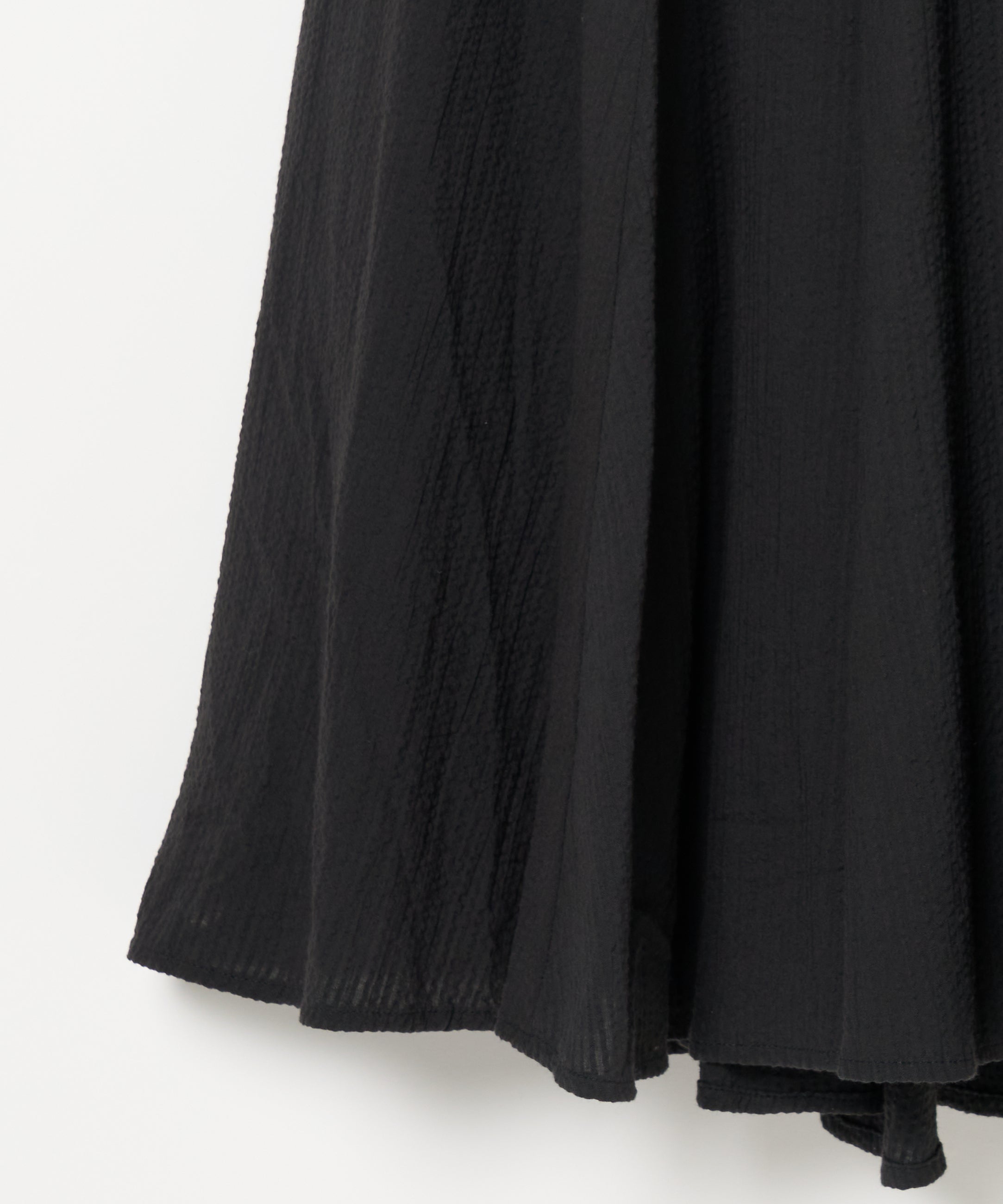 せせらぎのドレス Seersucker Onyx