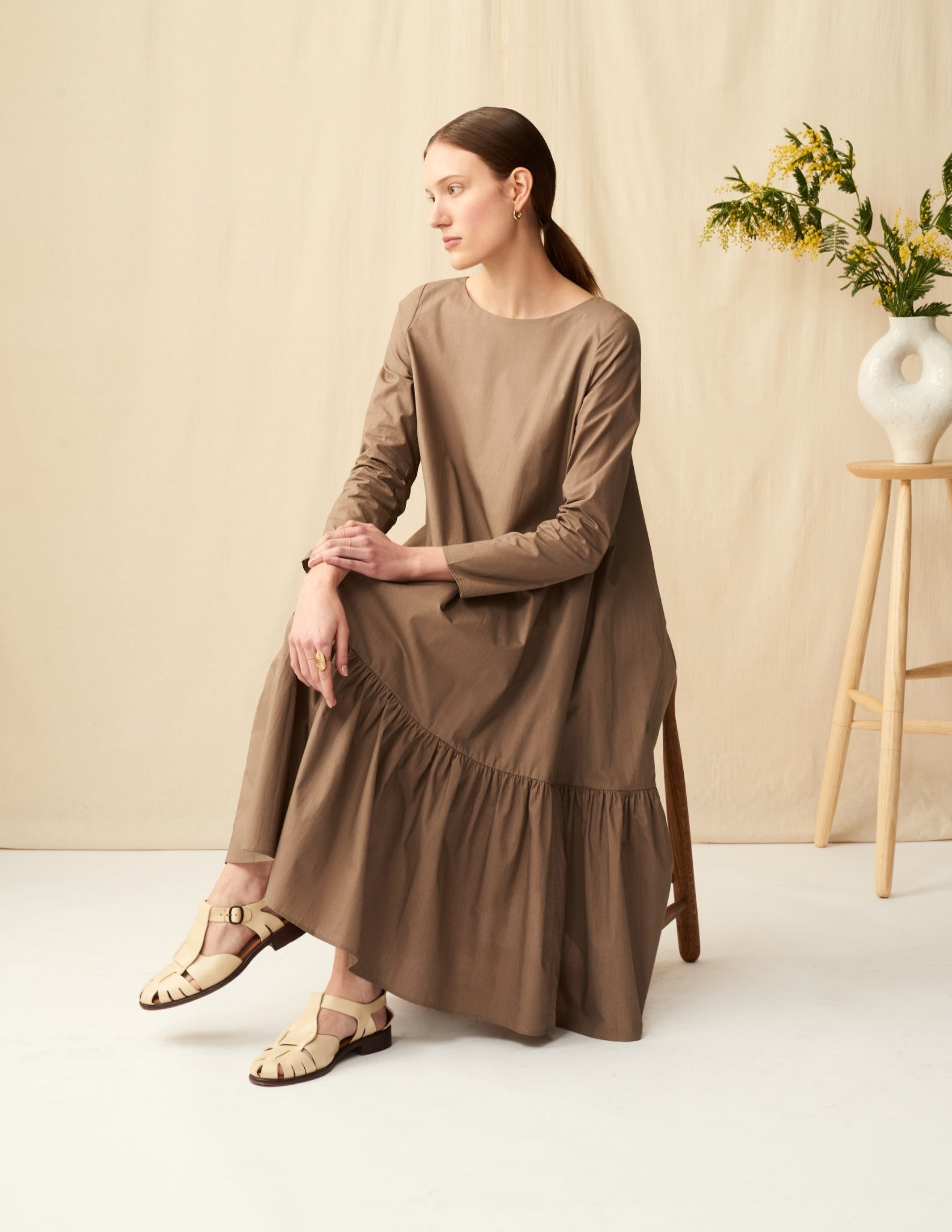 フラワーガーデンのドレス Oak