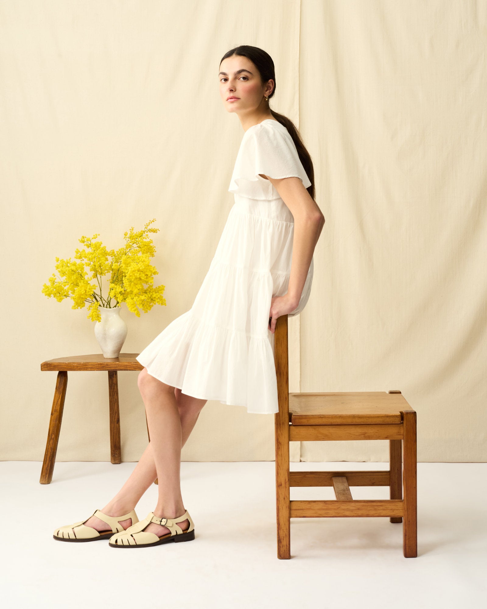 エンジェルのミニドレス White Chalcedony
