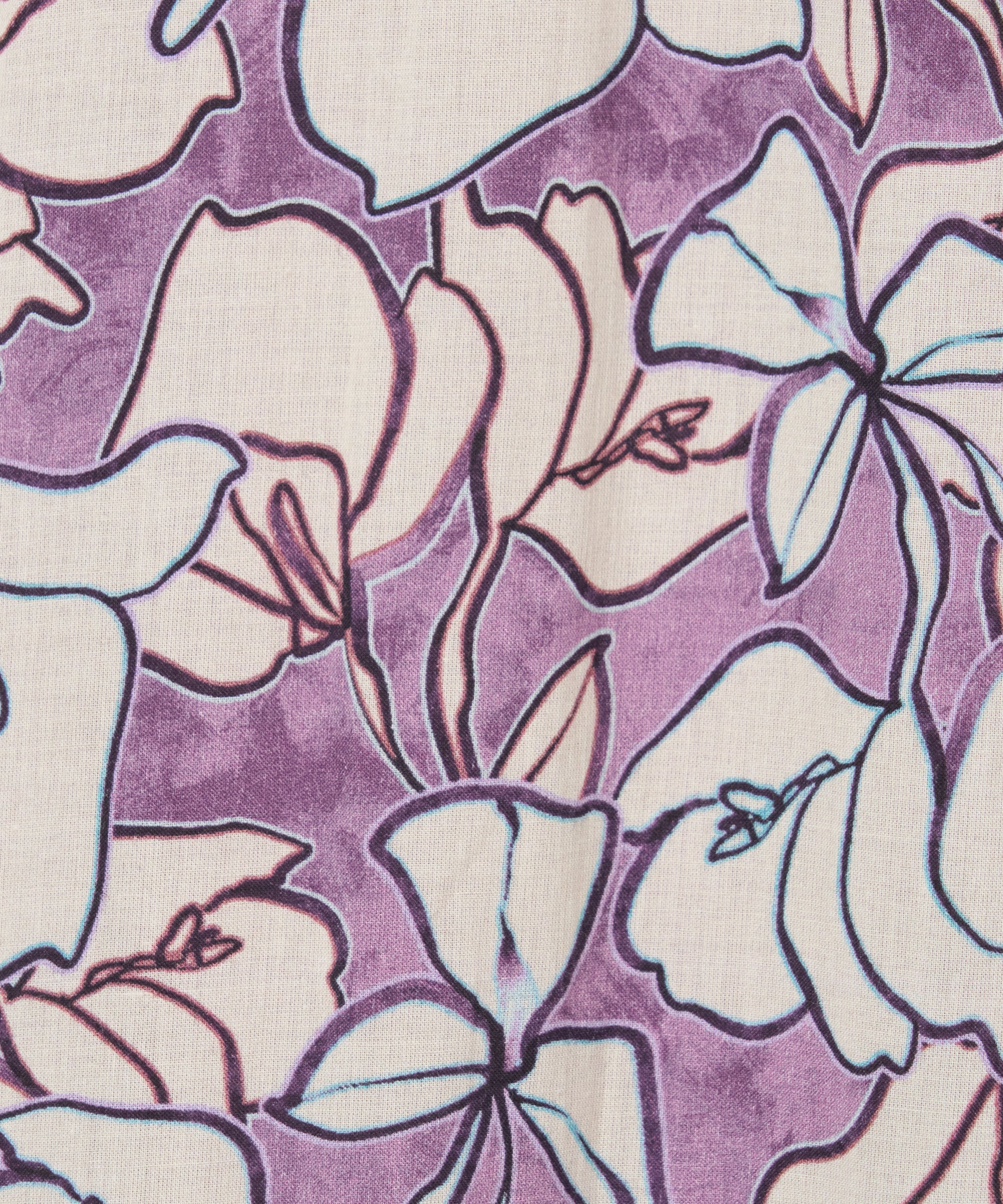 夏の月影のドレス Flower Poem/Purple