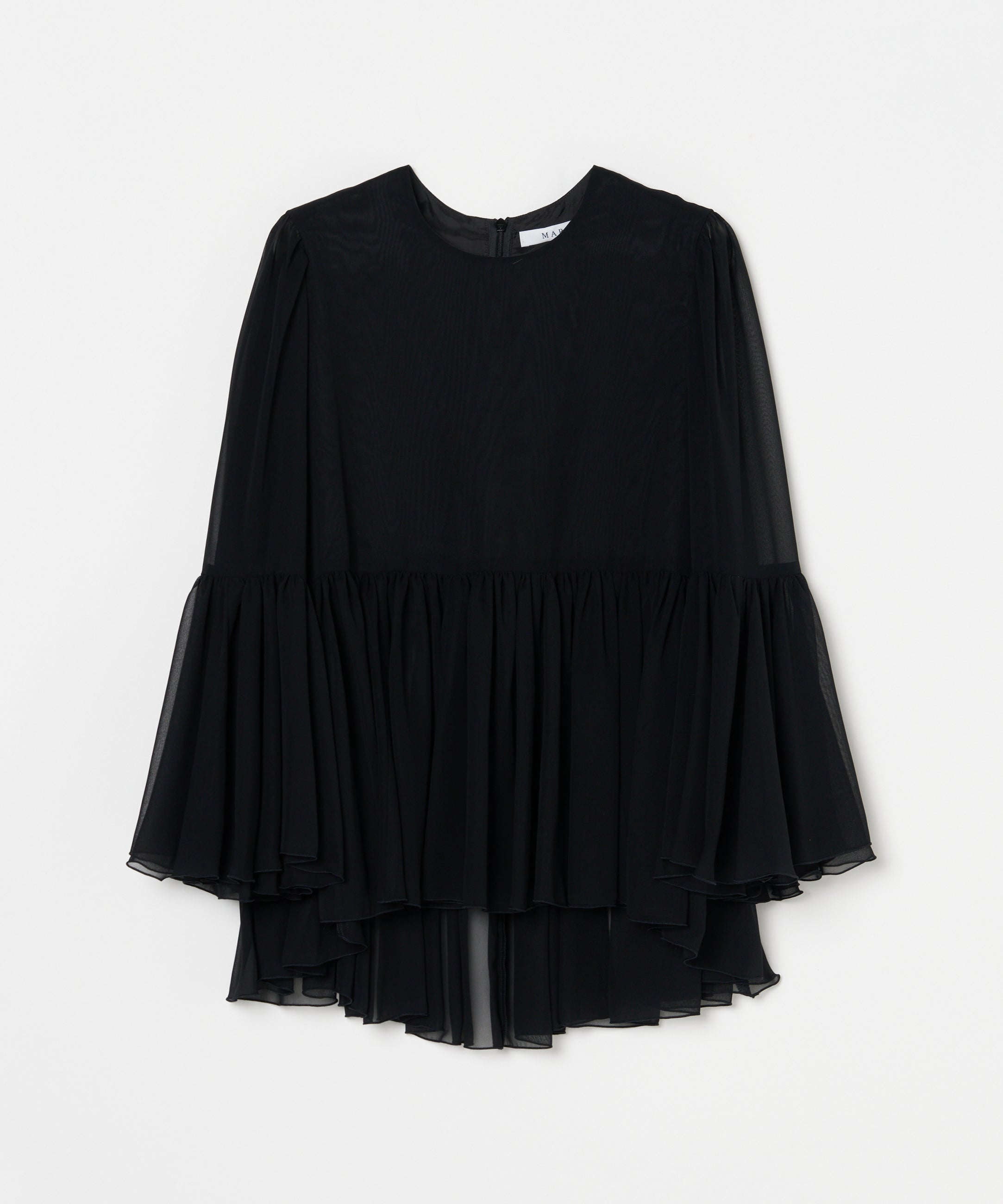 ベルフラワーのブラウス Black