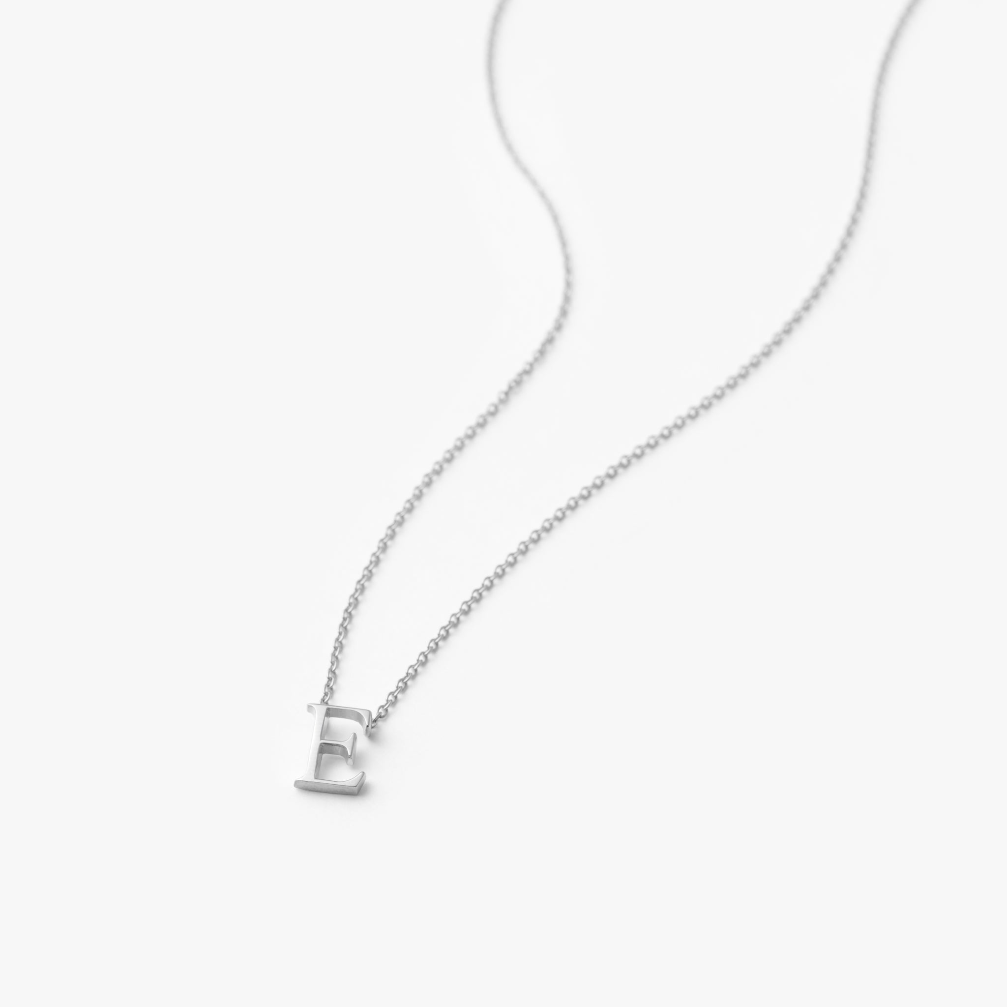 My Letters Silver ネックレス<E>40cm (シルバーカラー)【SV925】