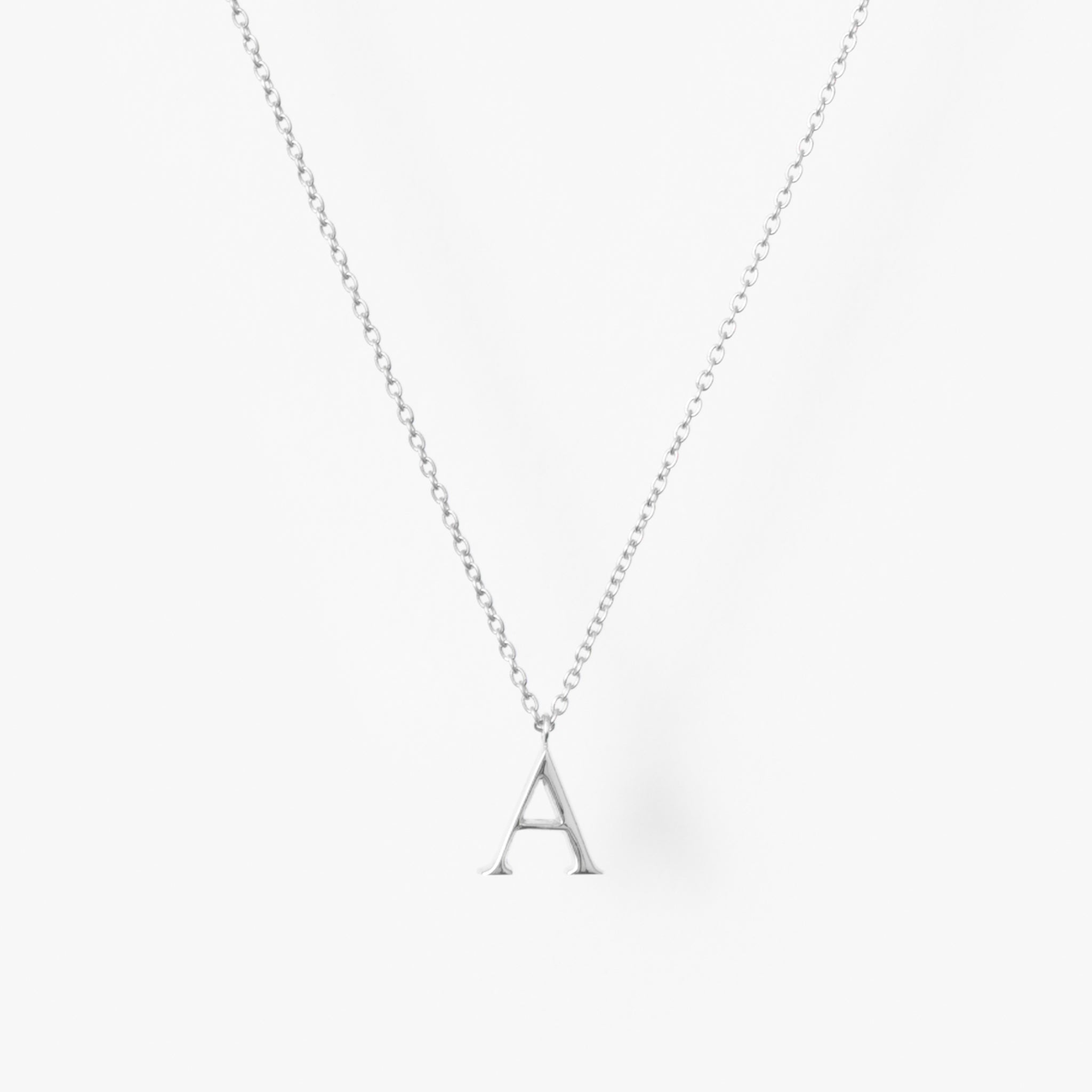 【オーダー商品】My Letters Silver ネックレス<A>50cm (シルバーカラー)【SV925】