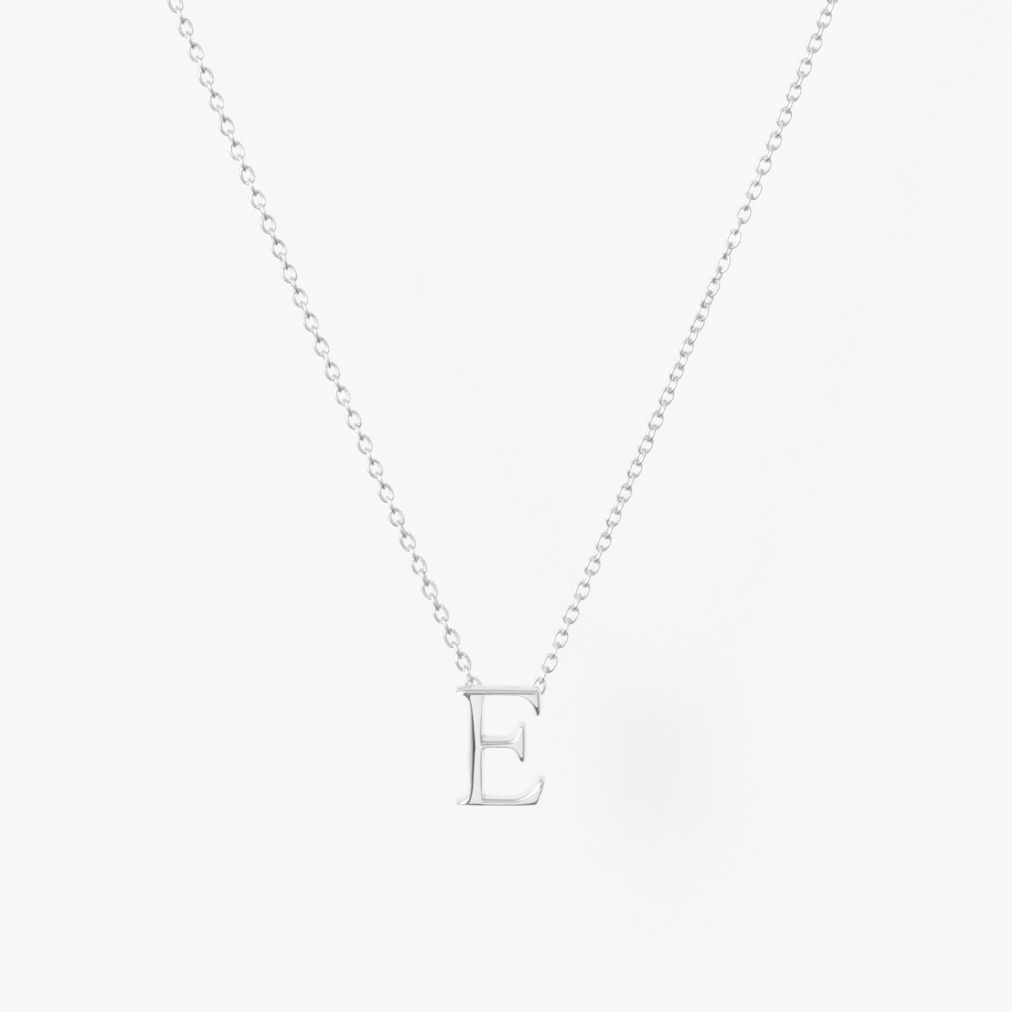 【オーダー商品】My Letters Silver ネックレス<E>50cm (シルバーカラー)【SV925】