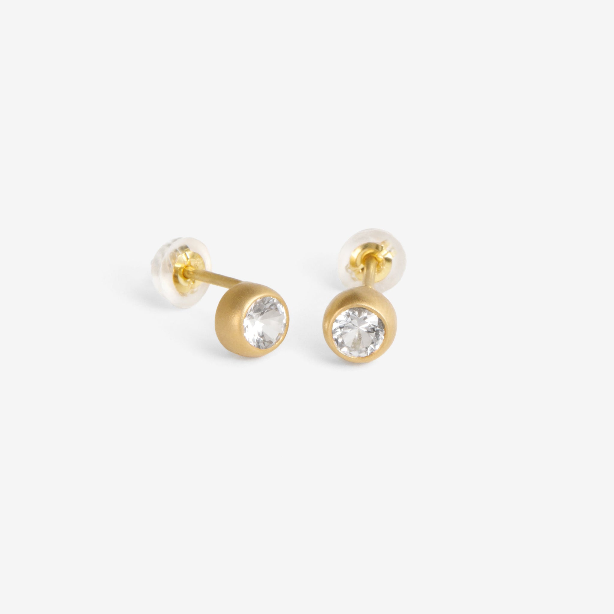 Earth Drops ピアス フェナカイト【K18YG】