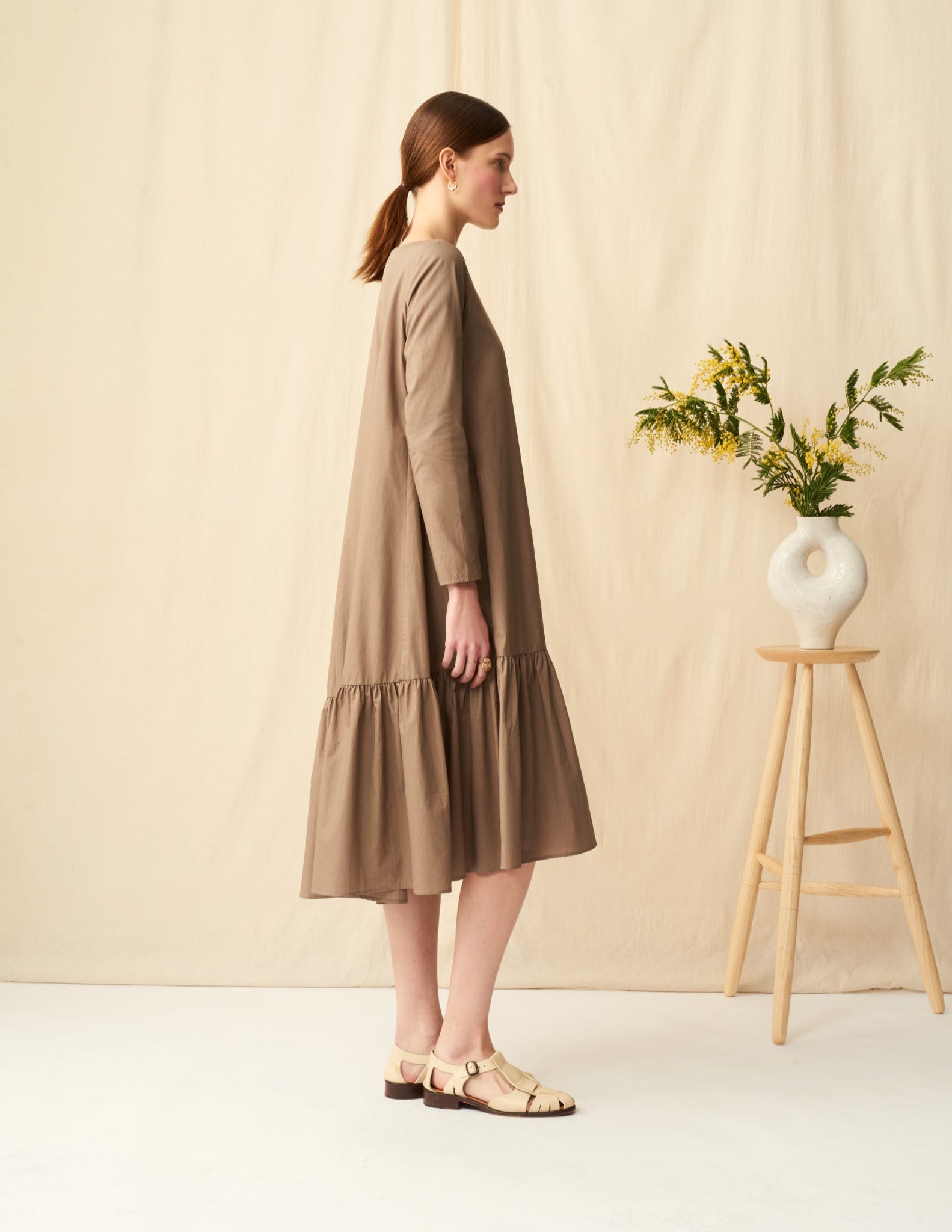 フラワーガーデンのドレス Oak