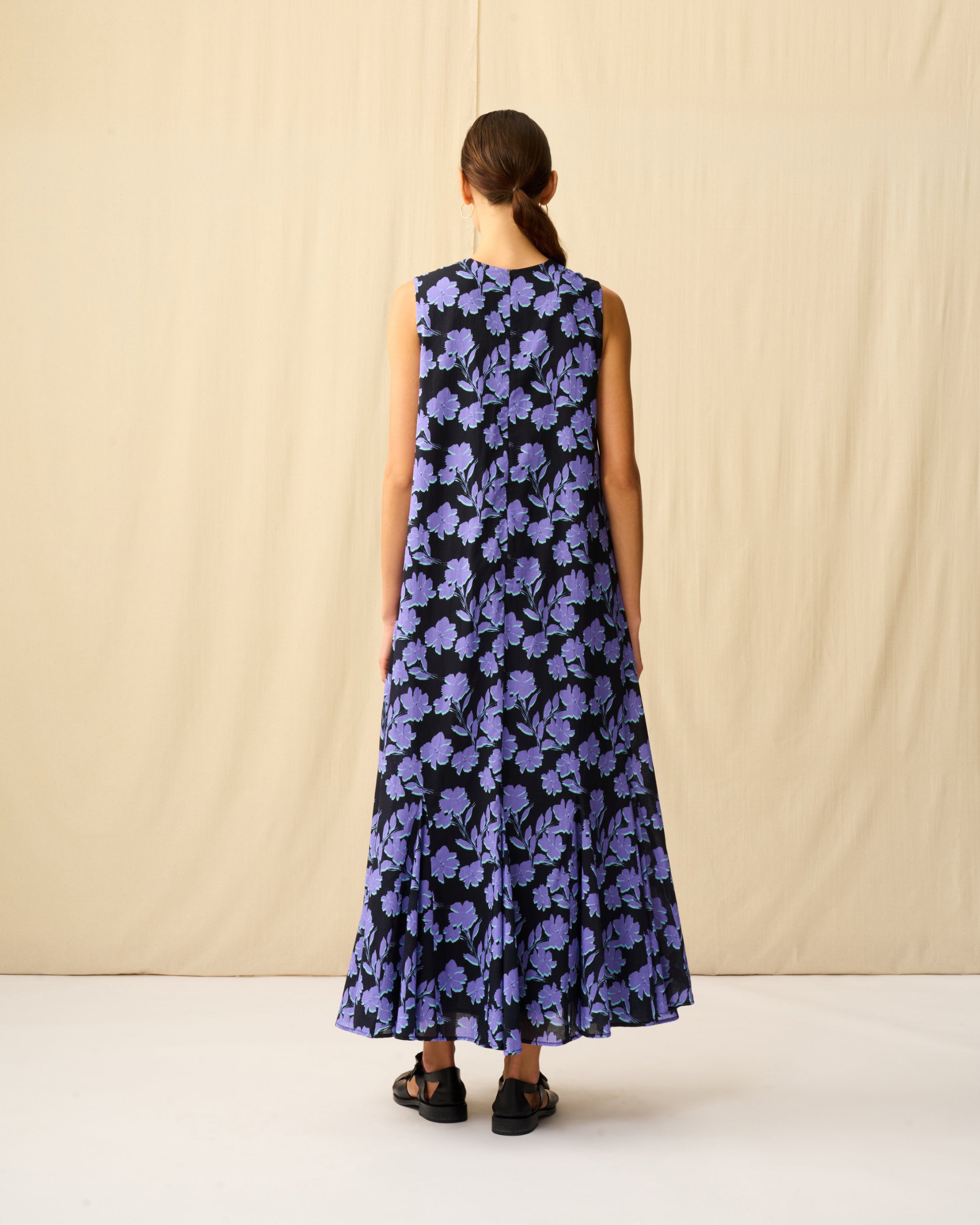 夏の月影のドレス Evening Bloom/Black