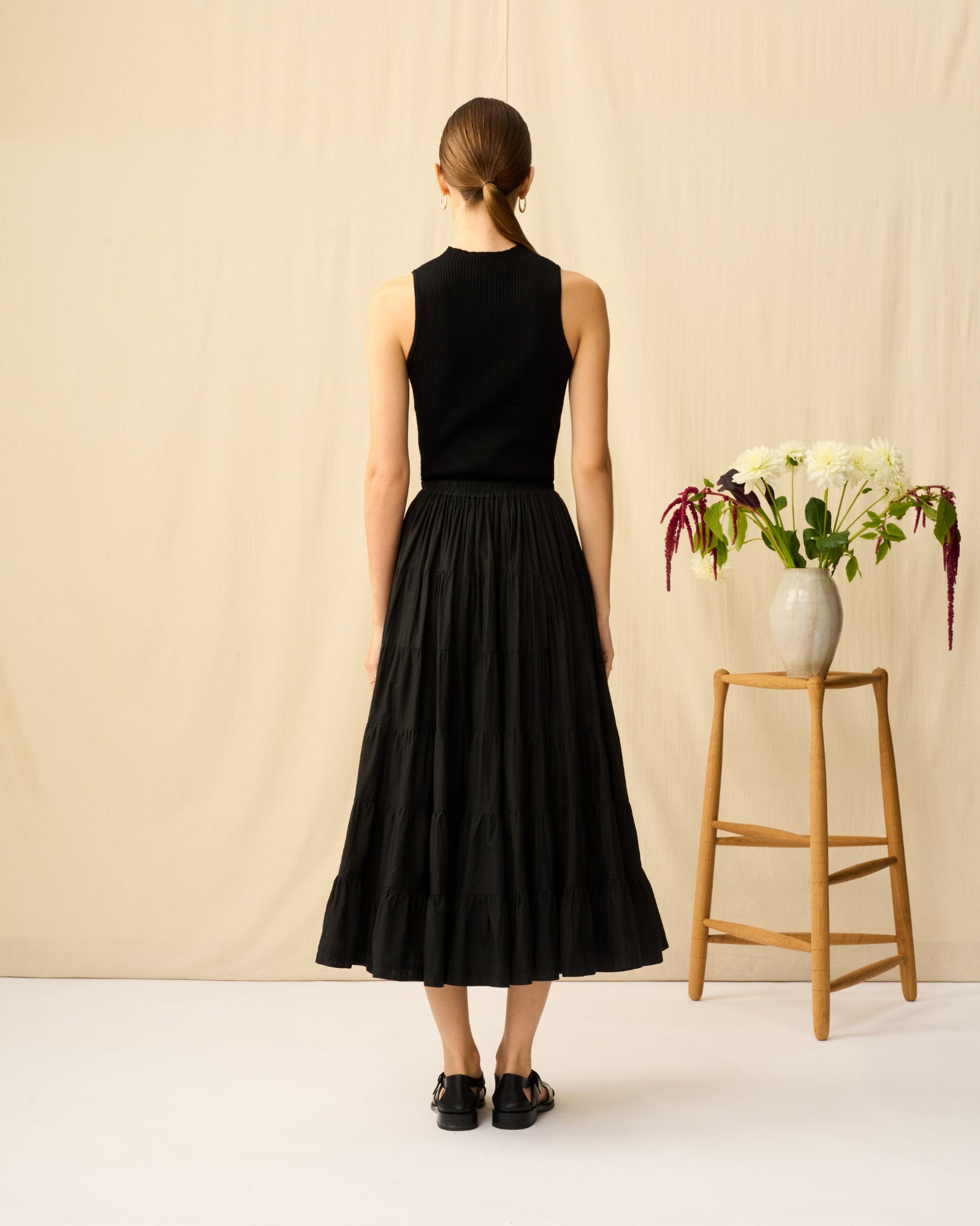 草原の虹のスカート Onyx
