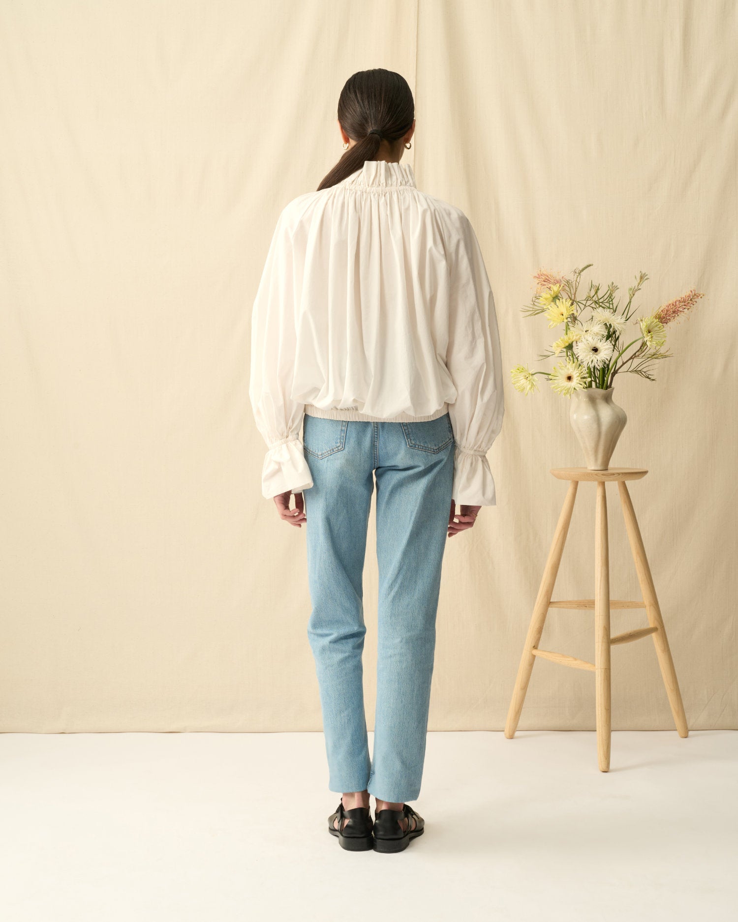 Cosmos Blouse: Winter Lilly