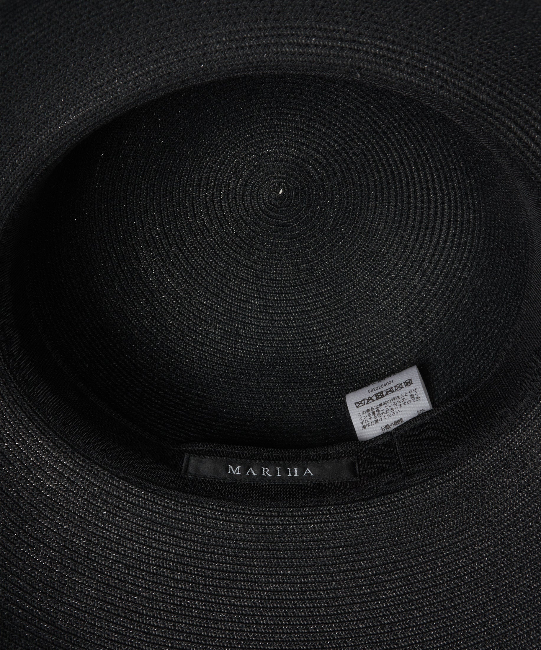 レディのハット Short Brim Black