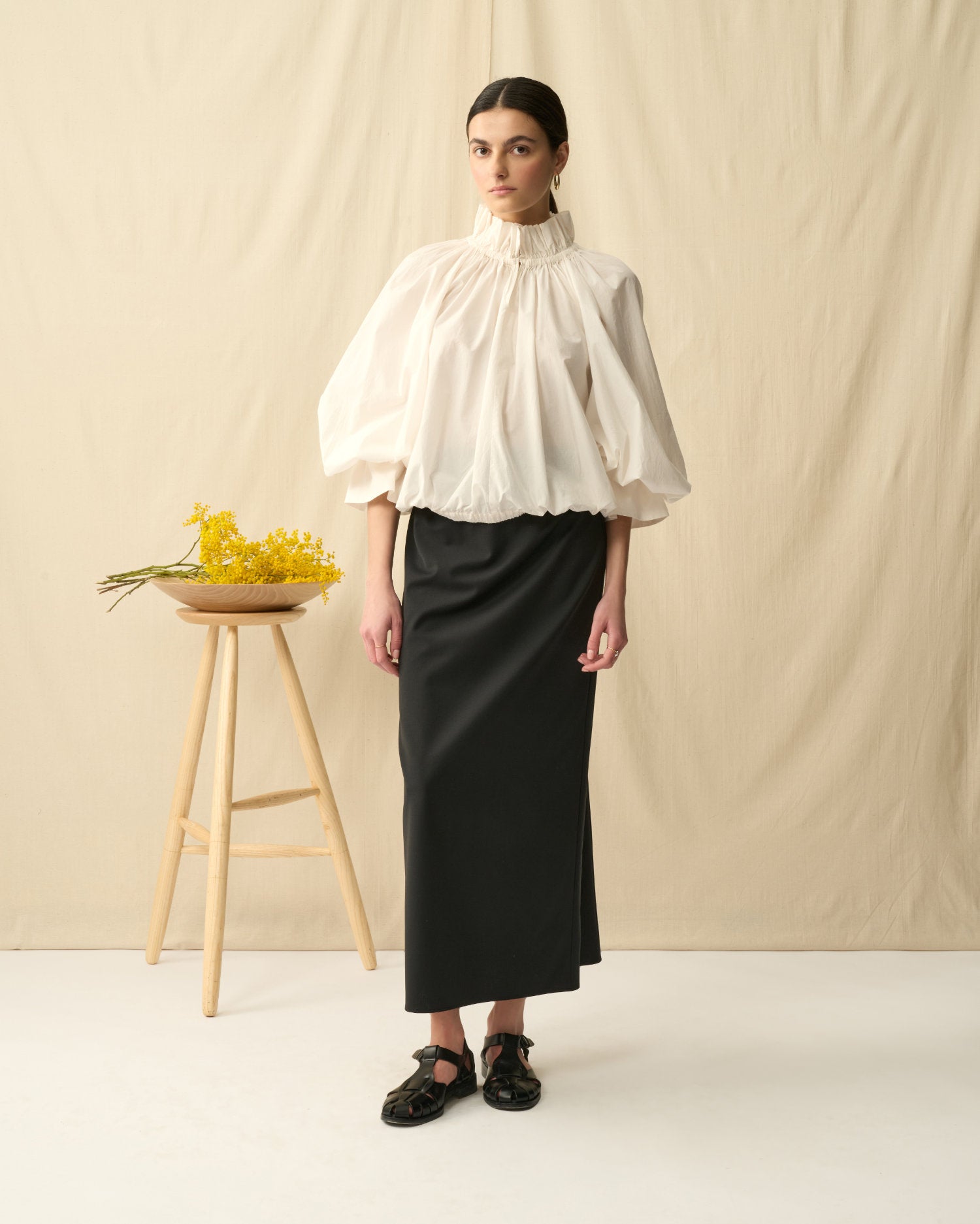 Cosmos Blouse: Winter Lilly