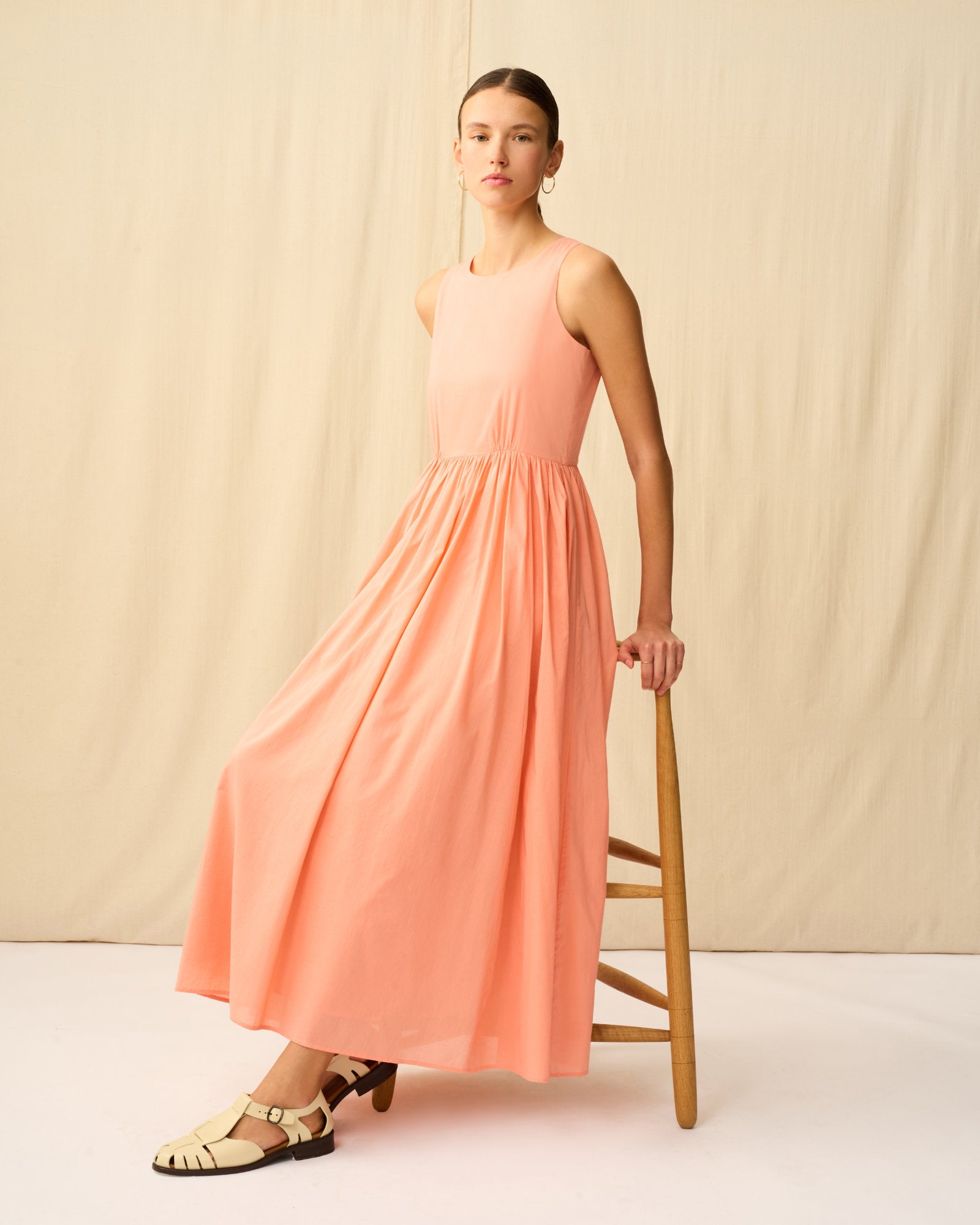 夏のレディのドレス Desert Coral