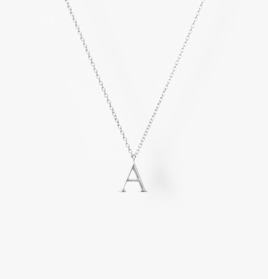 My Letters Silver ネックレス＜A＞40cm (シルバーカラー)【SV925】