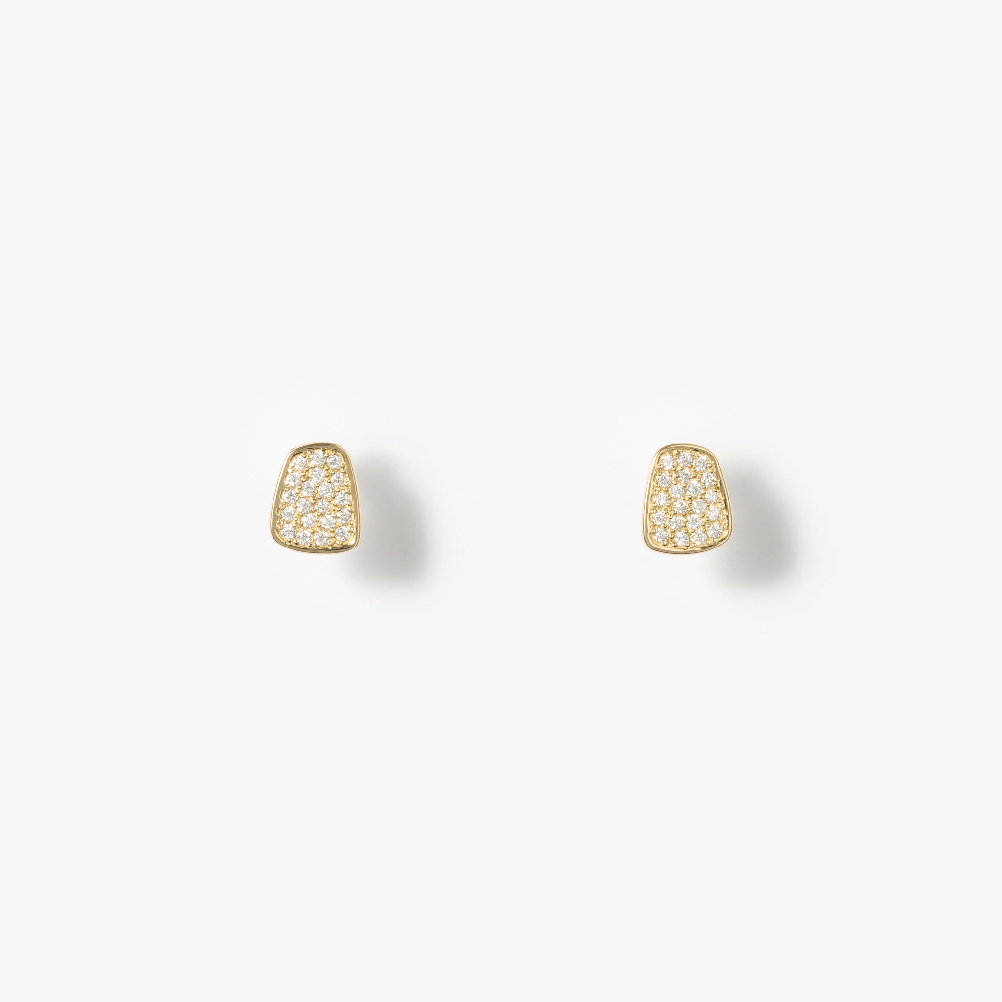 【オーダー商品】Diamond Organic Gems ピアス SS【K18YG】