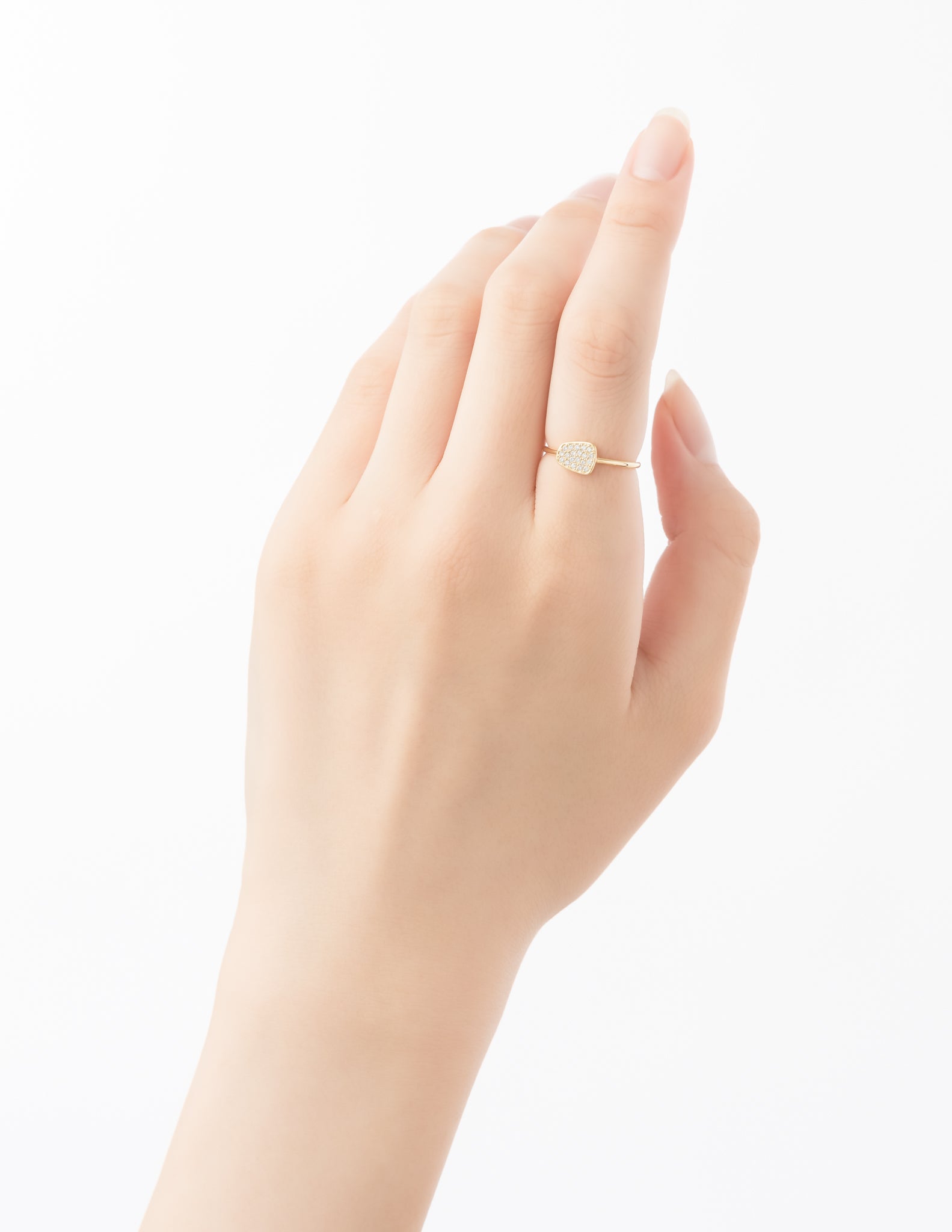 【オーダー商品】Diamond Organic Gems リング SS【K18YG】