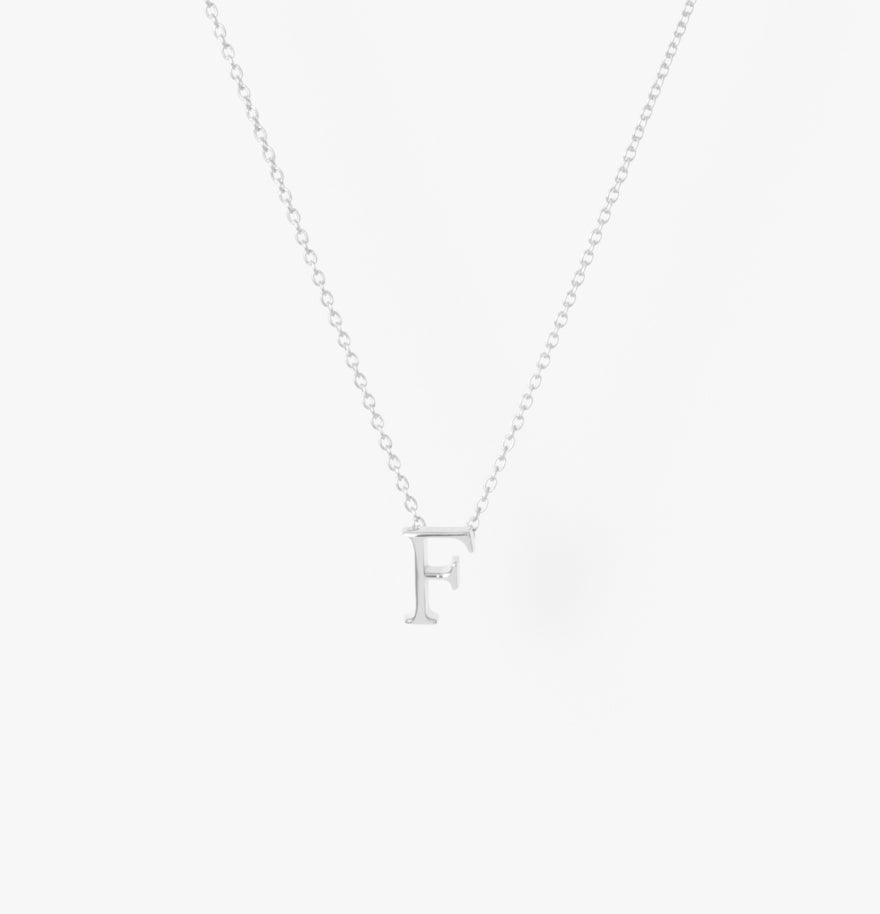 My Letters Silver ネックレス＜F＞40cm (シルバーカラー)【SV925】