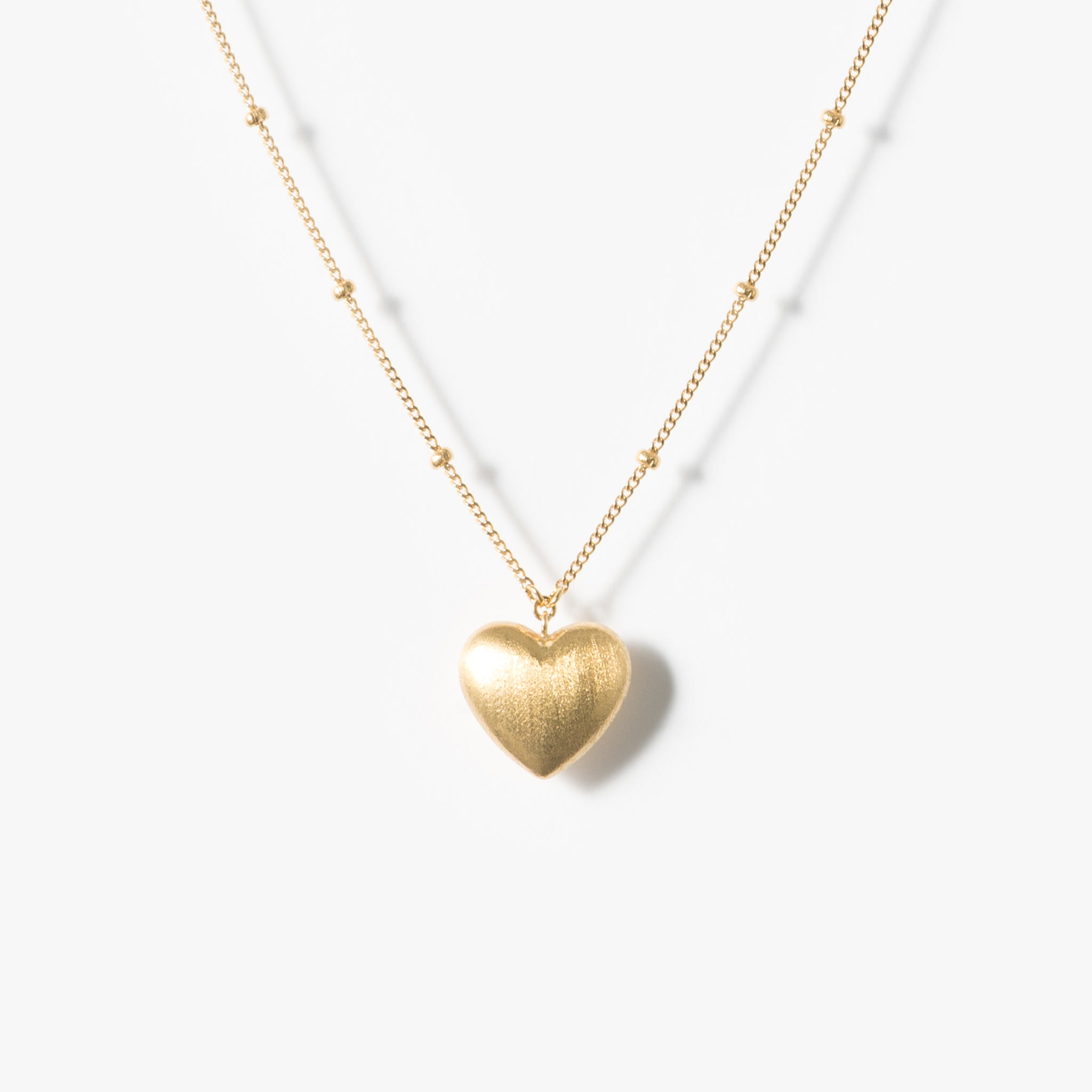マリハ True Love ネックレス スタッドチェーン 40cm ゴールドカラー 